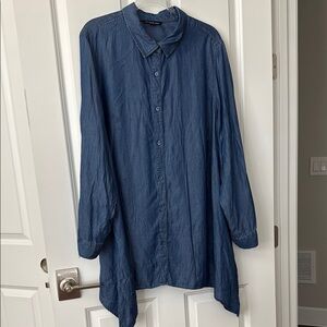 Zac & Rachel Women’s denim Blue Jean Shirt